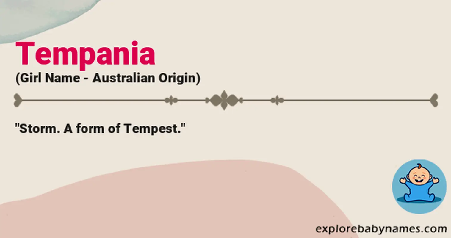 Meaning of Tempania