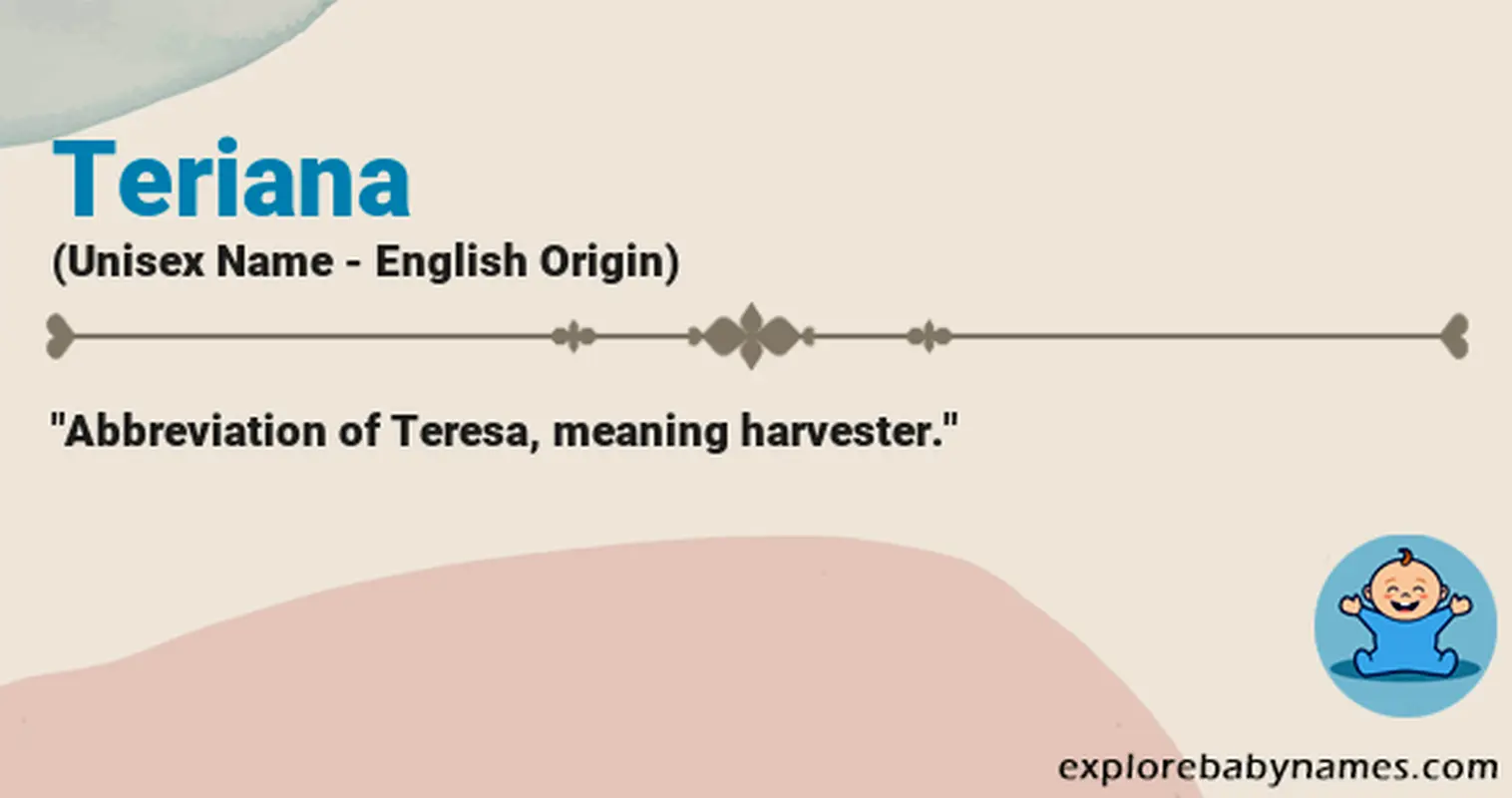 Meaning of Teriana