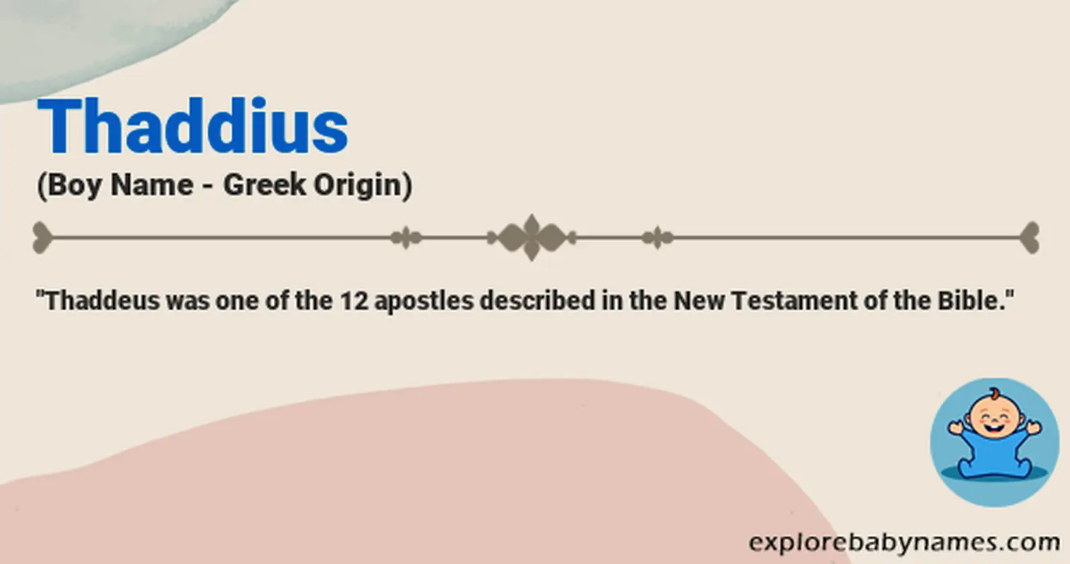 Meaning of Thaddius