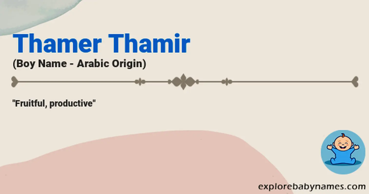 Meaning of Thamer Thamir