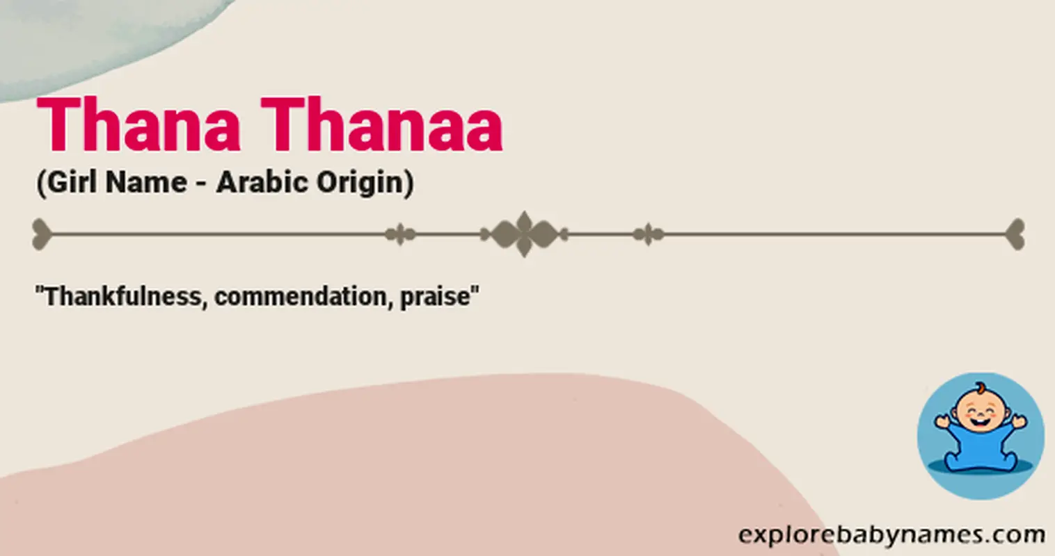 Meaning of Thana Thanaa