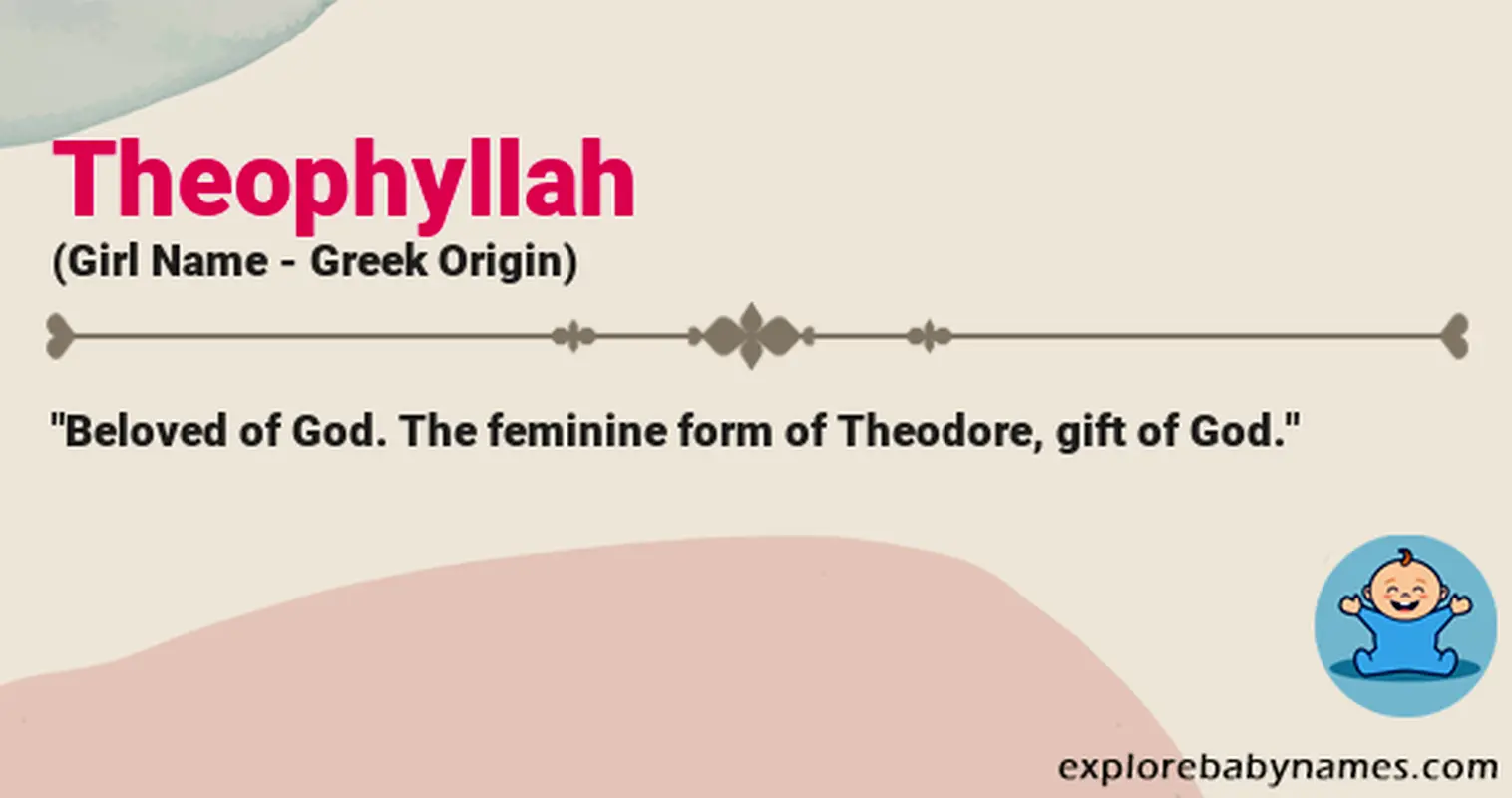Meaning of Theophyllah