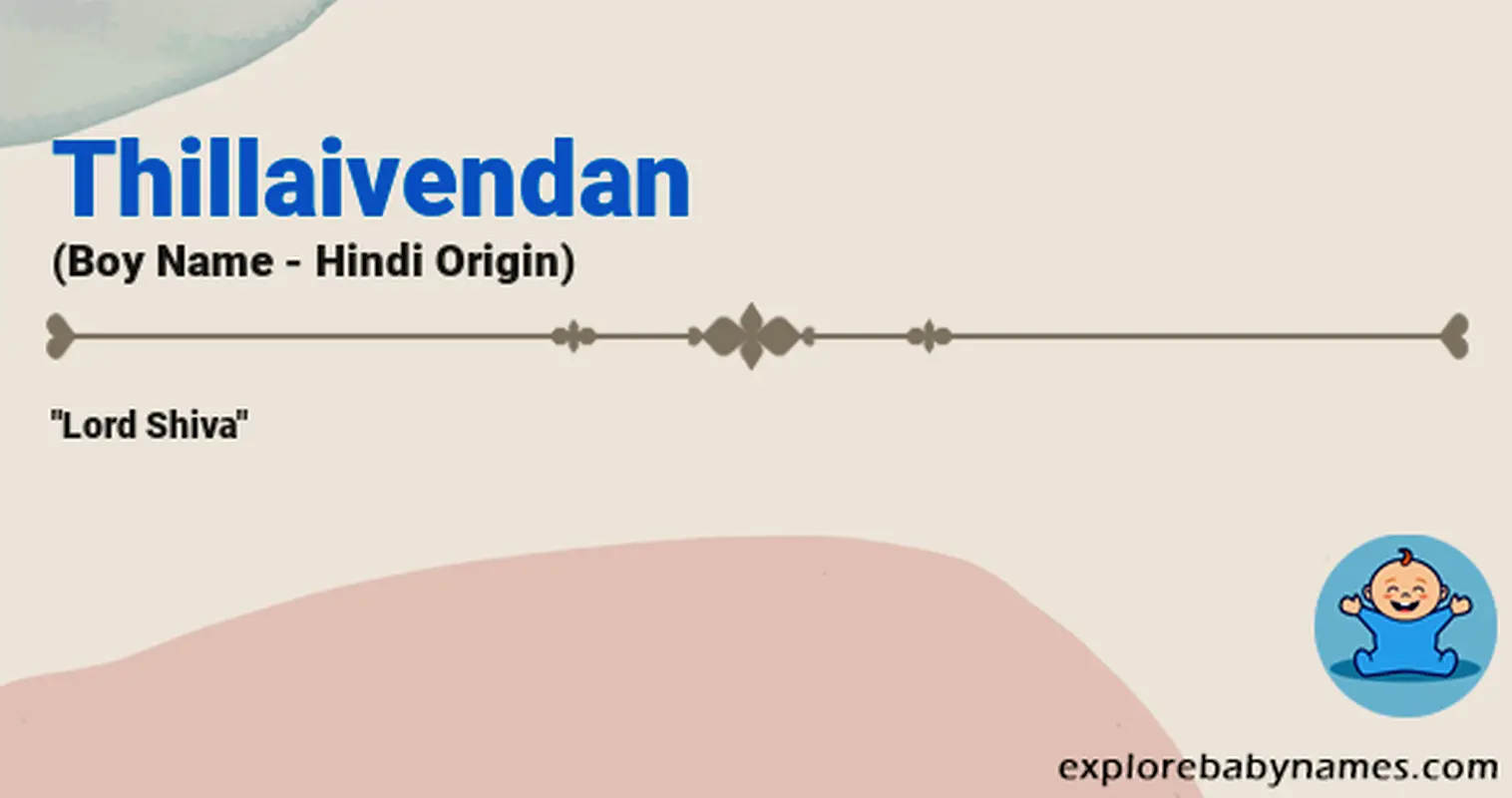 Meaning of Thillaivendan