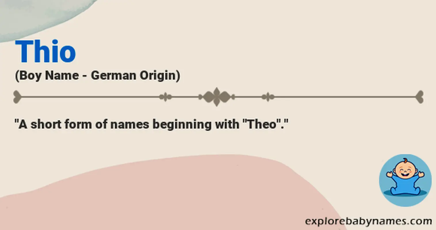 Meaning of Thio