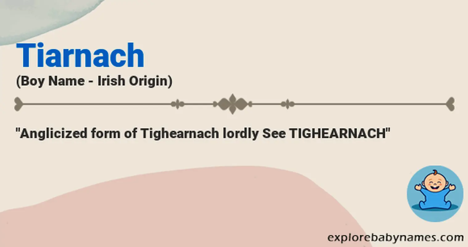 Meaning of Tiarnach