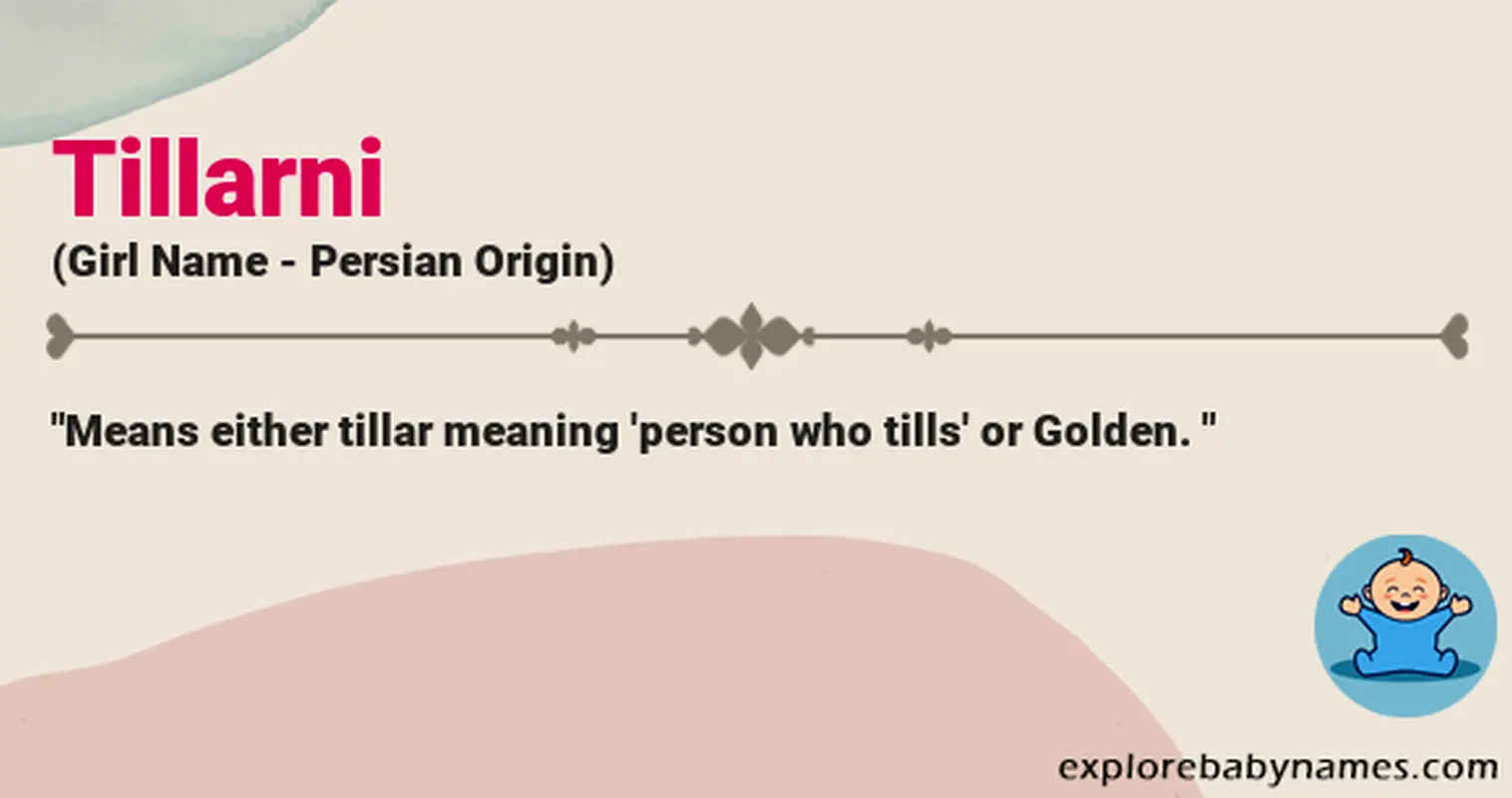 Meaning of Tillarni