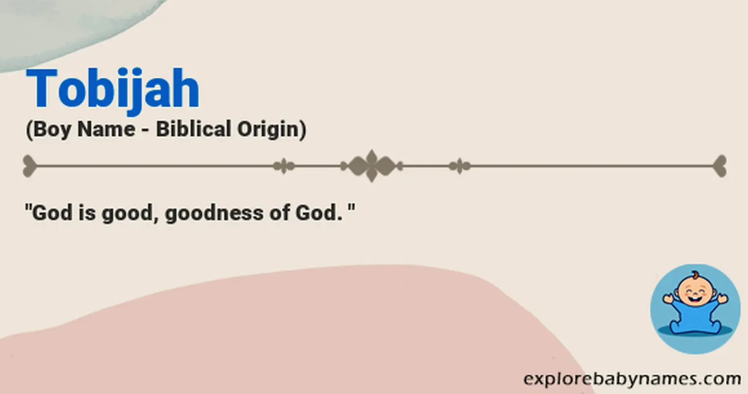 Meaning of Tobijah
