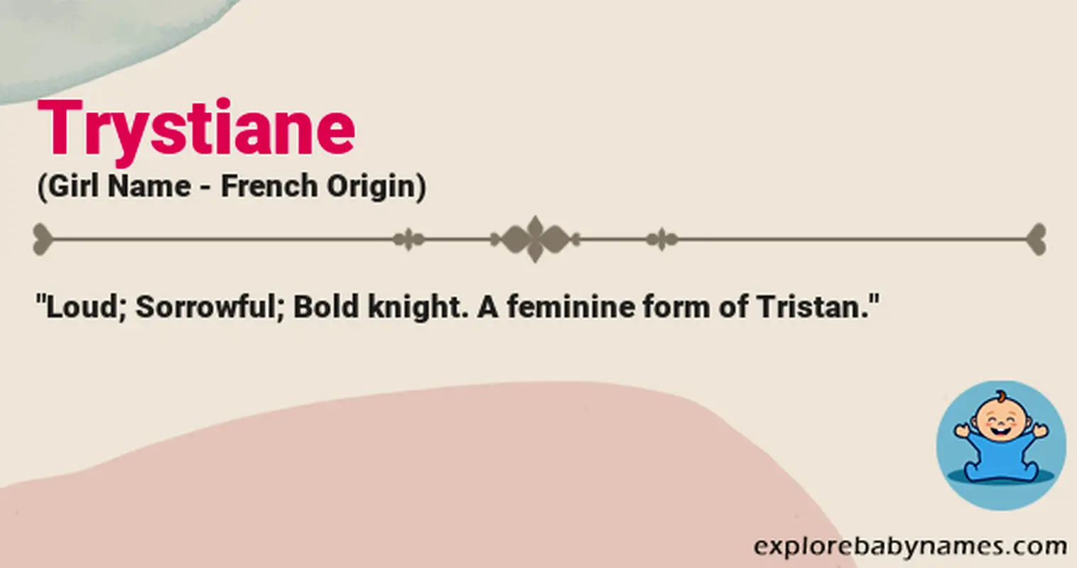 Meaning of Trystiane