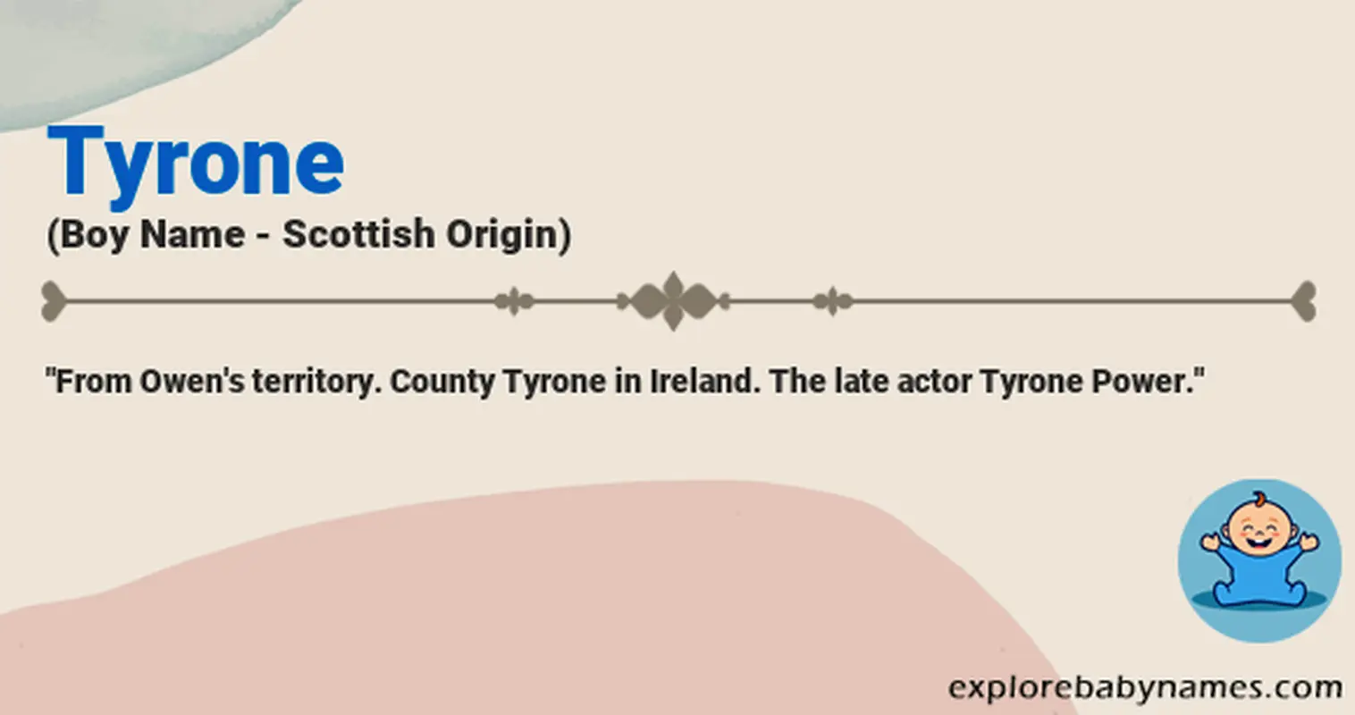 Meaning of Tyrone