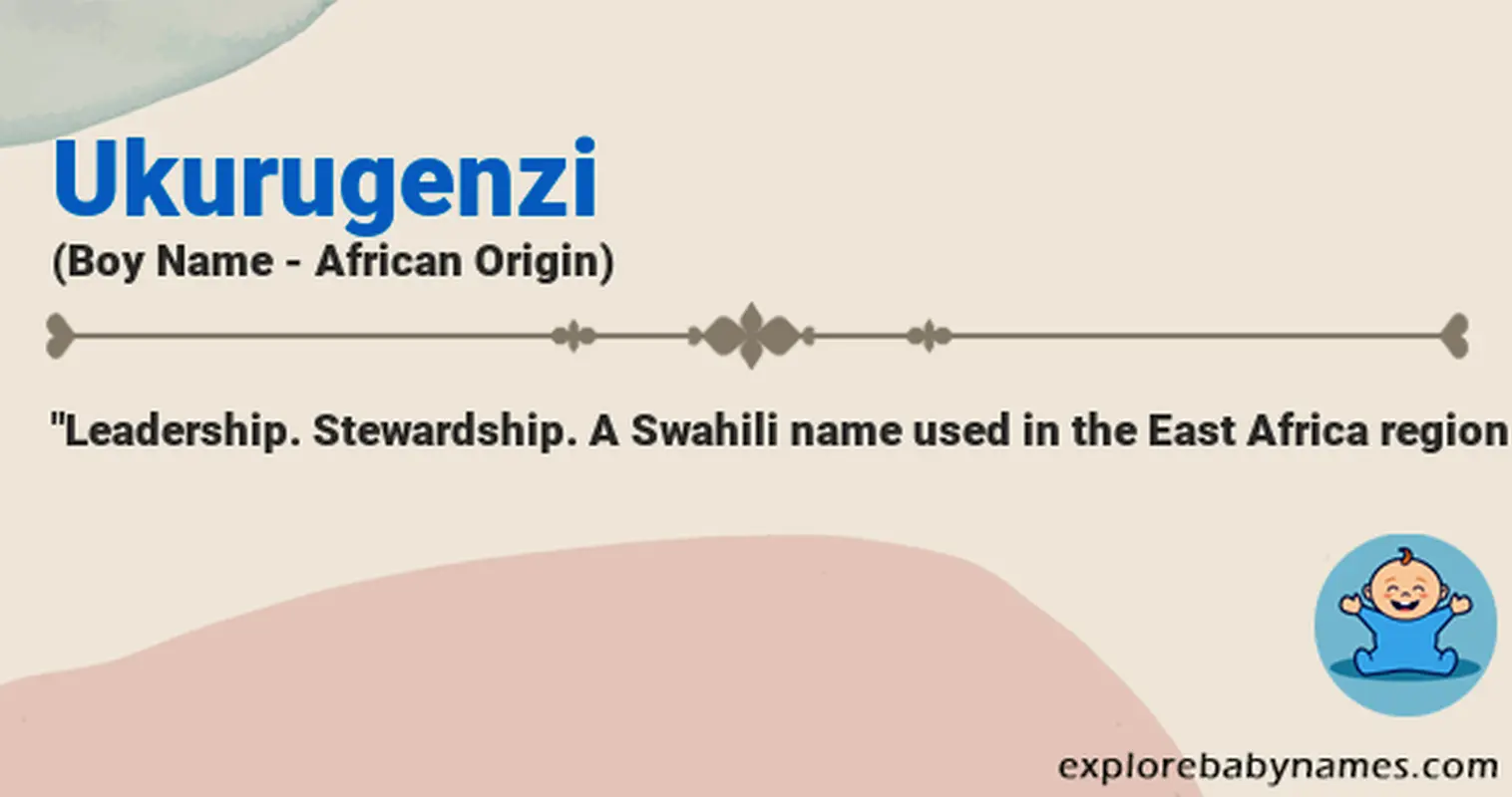 Meaning of Ukurugenzi