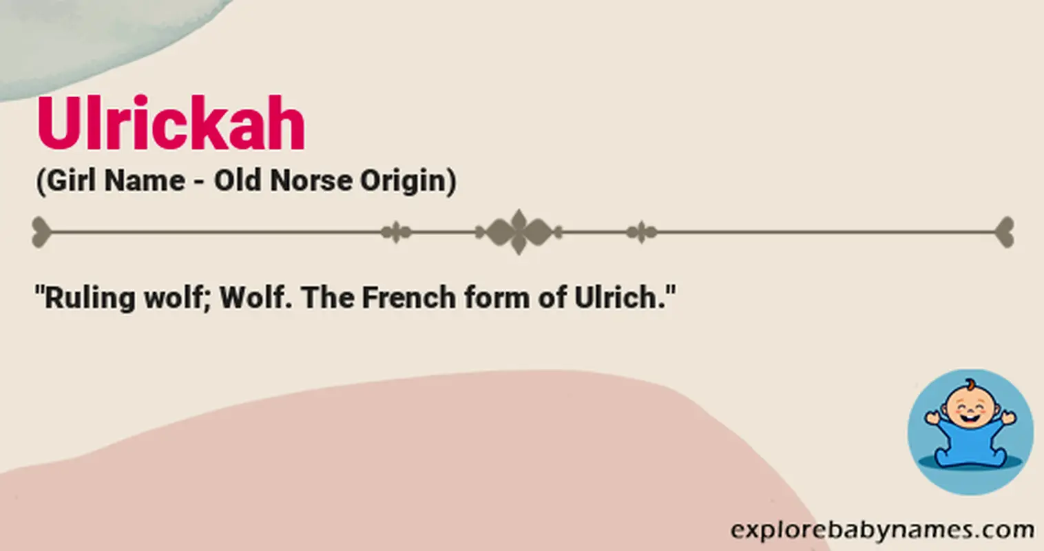 Meaning of Ulrickah