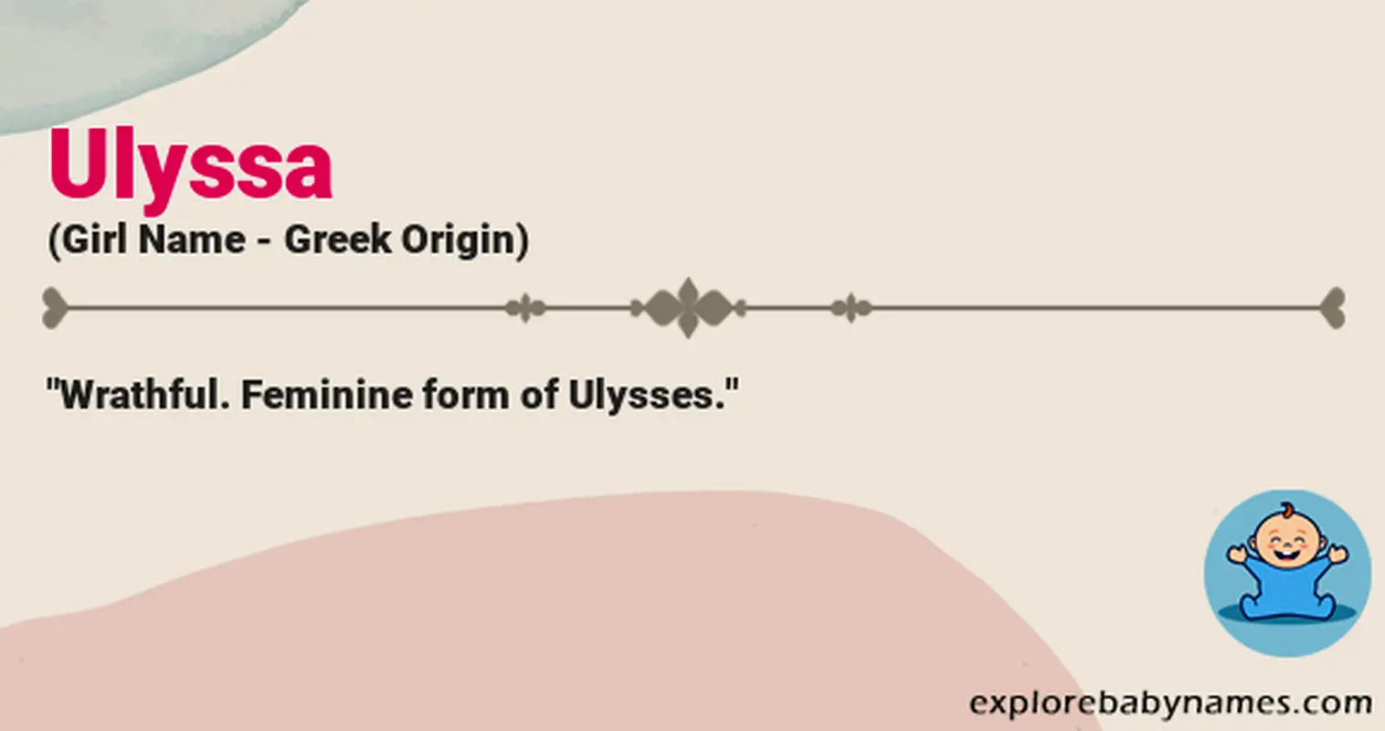 Meaning of Ulyssa