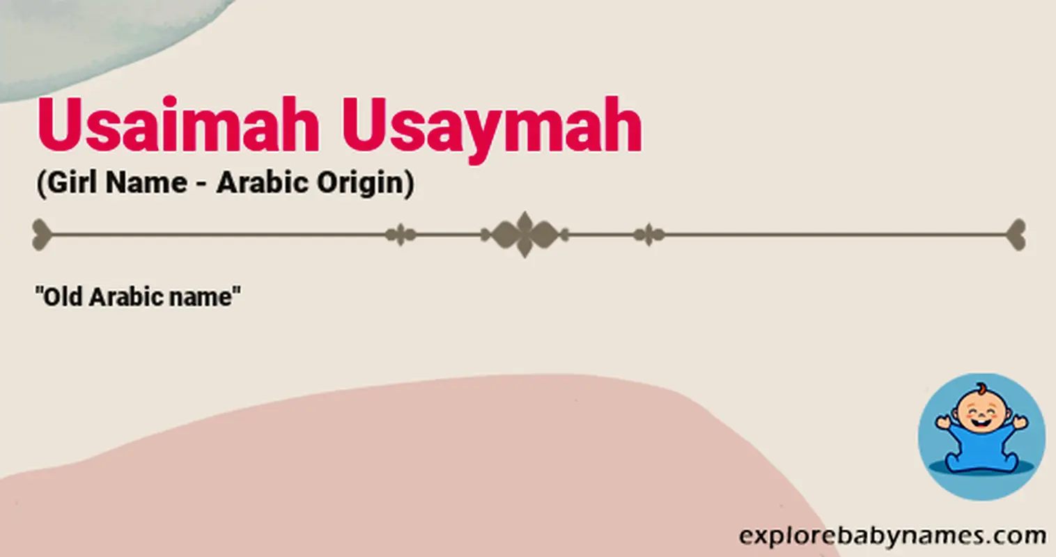 Meaning of Usaimah Usaymah