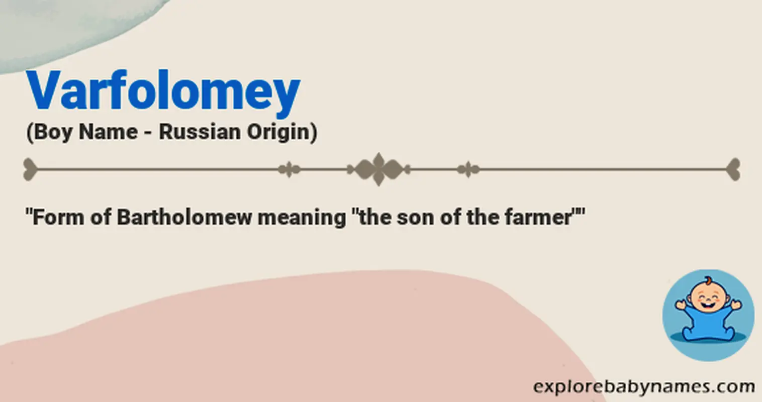 Meaning of Varfolomey