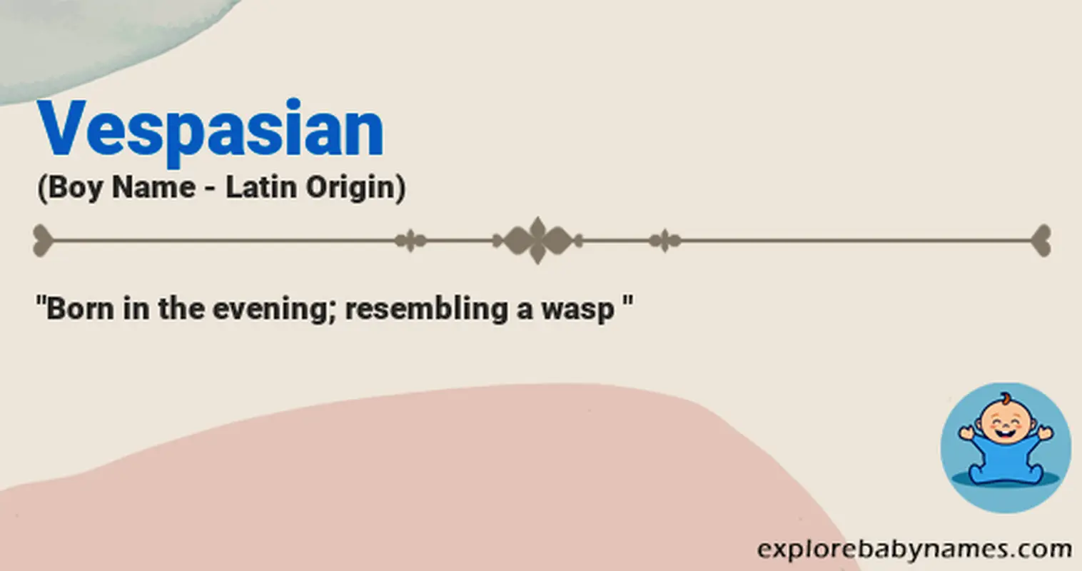 Meaning of Vespasian