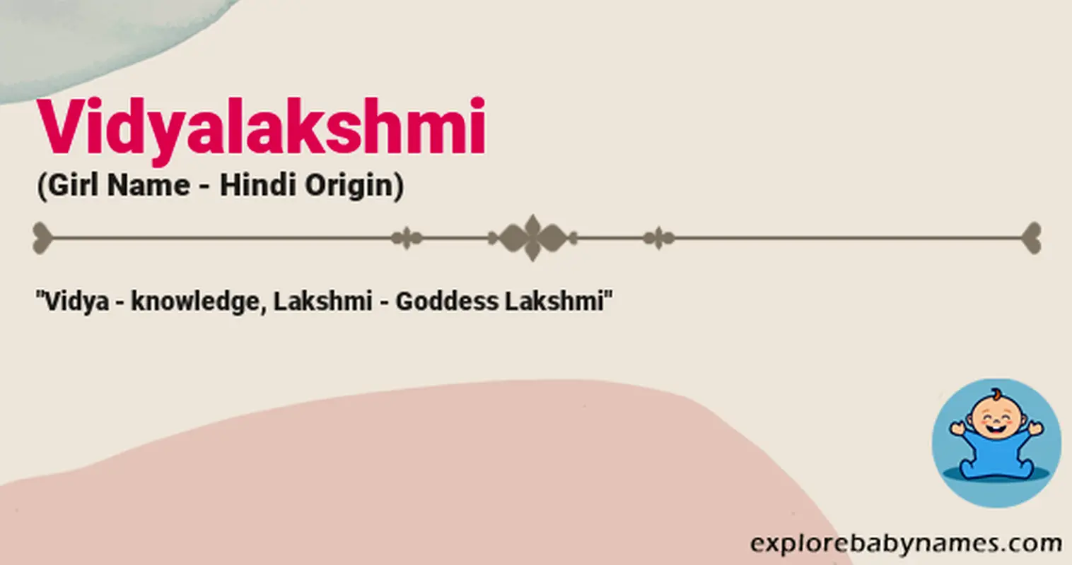 Meaning of Vidyalakshmi