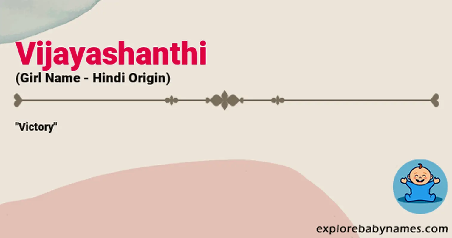 Meaning of Vijayashanthi
