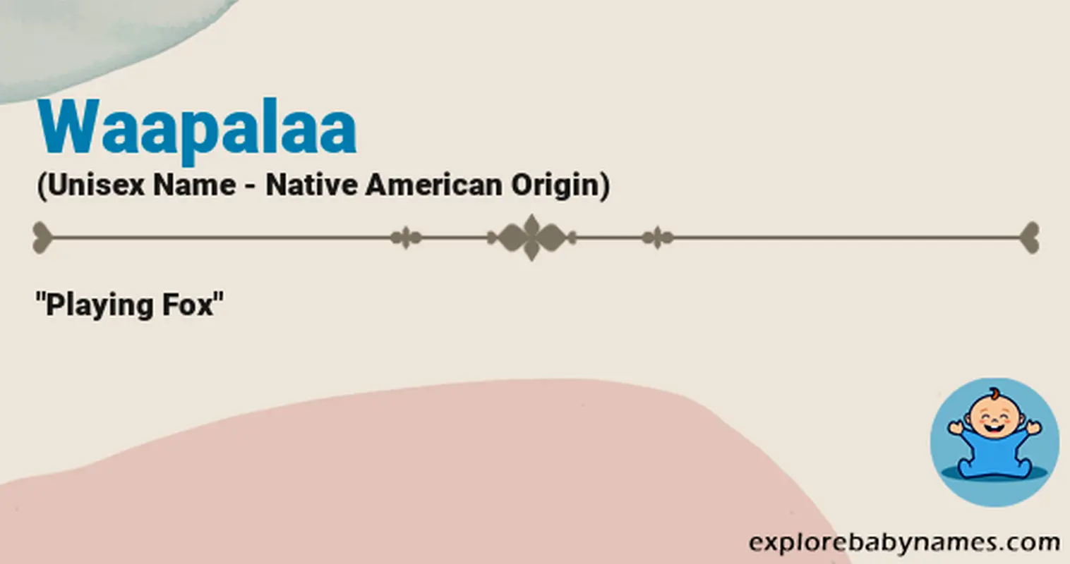 Meaning of Waapalaa