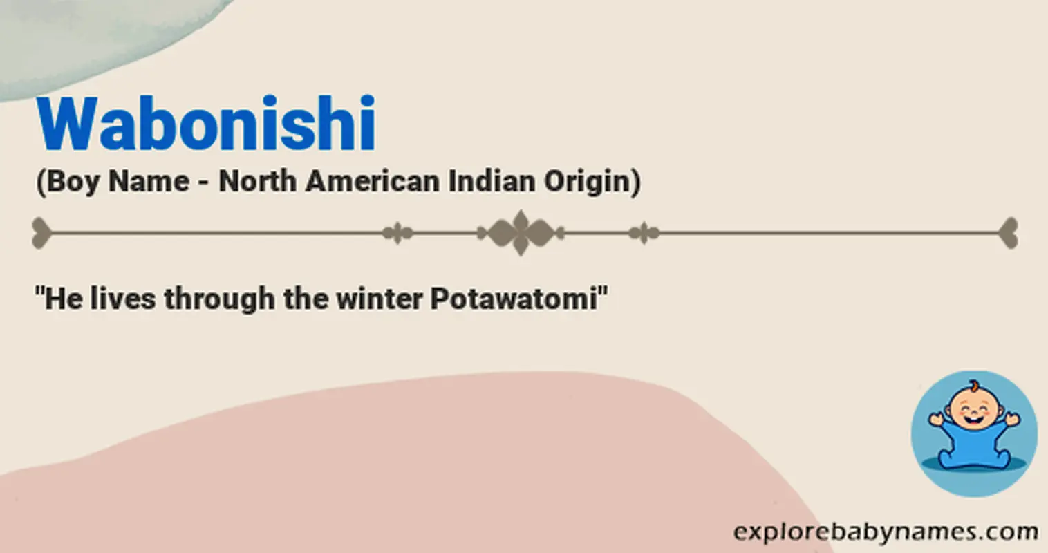 Meaning of Wabonishi