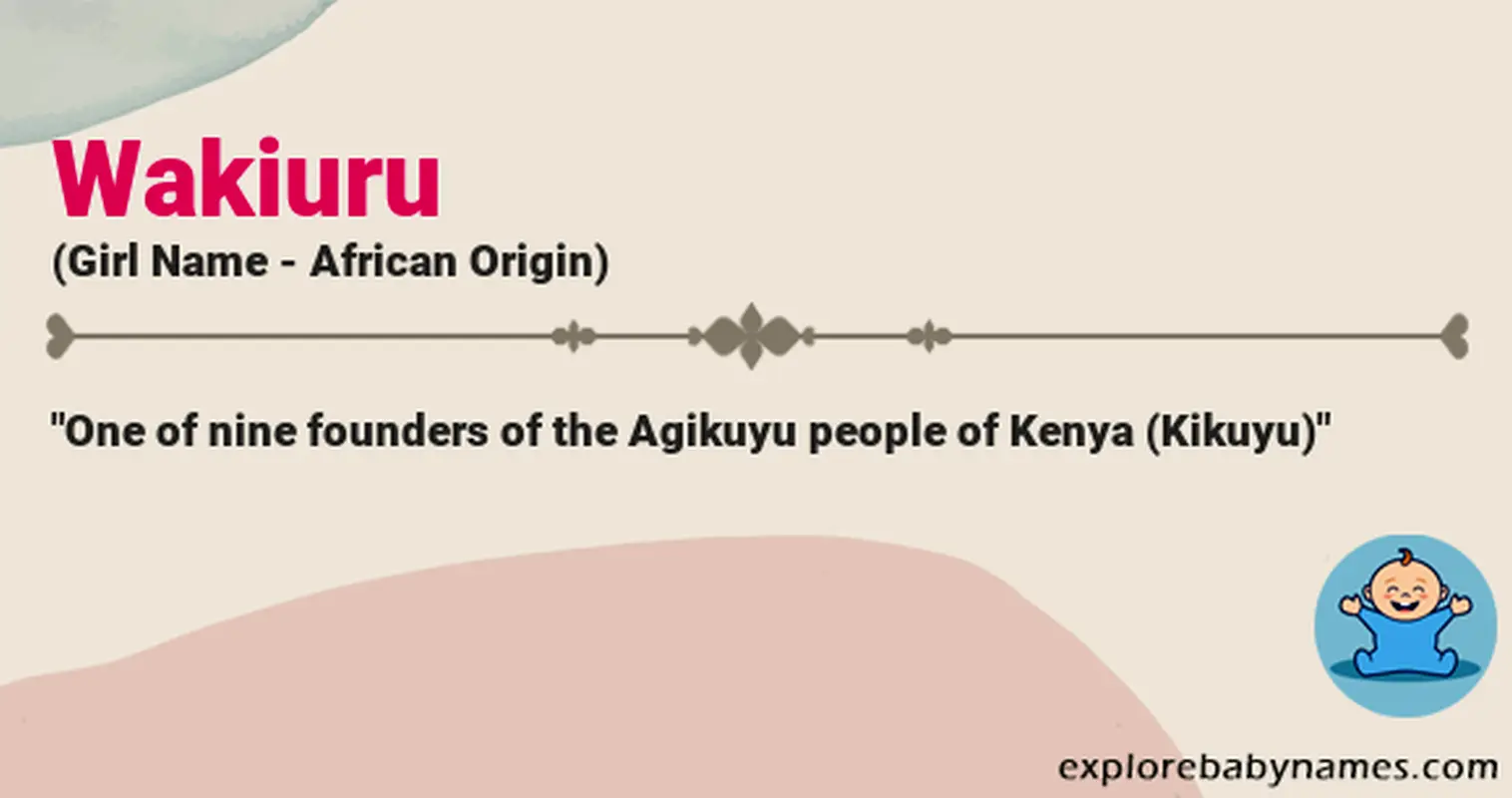 Meaning of Wakiuru