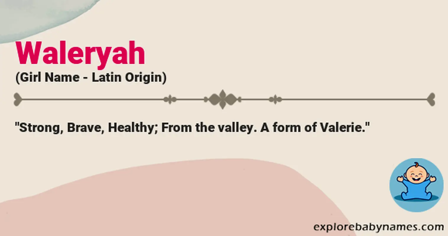 Meaning of Waleryah