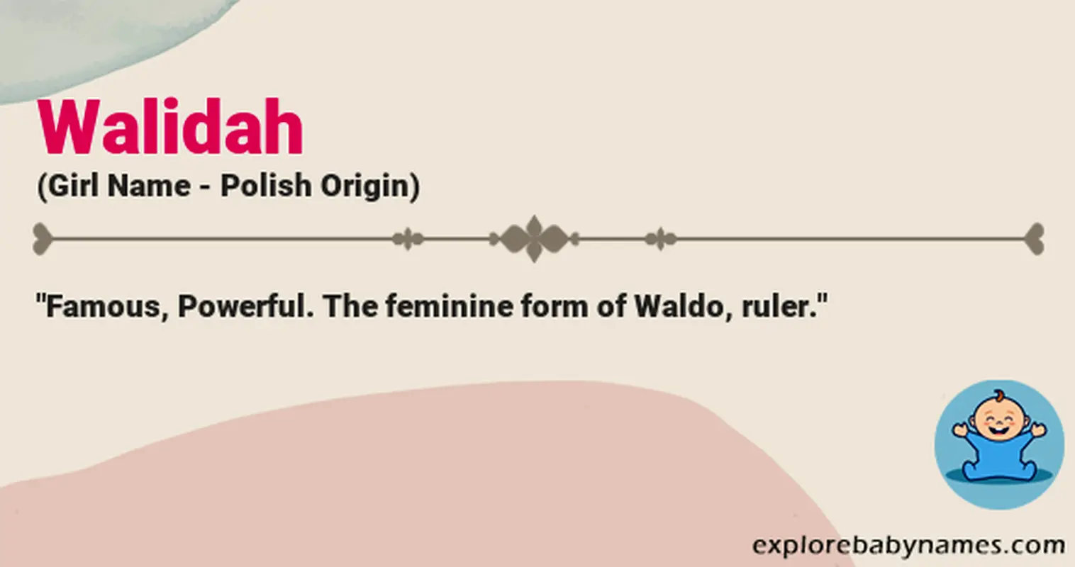 Meaning of Walidah
