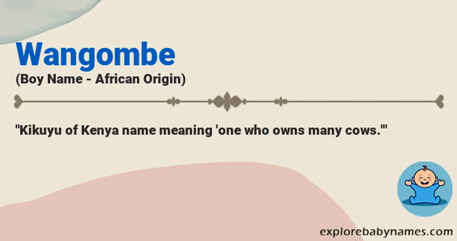 Meaning of Wangombe
