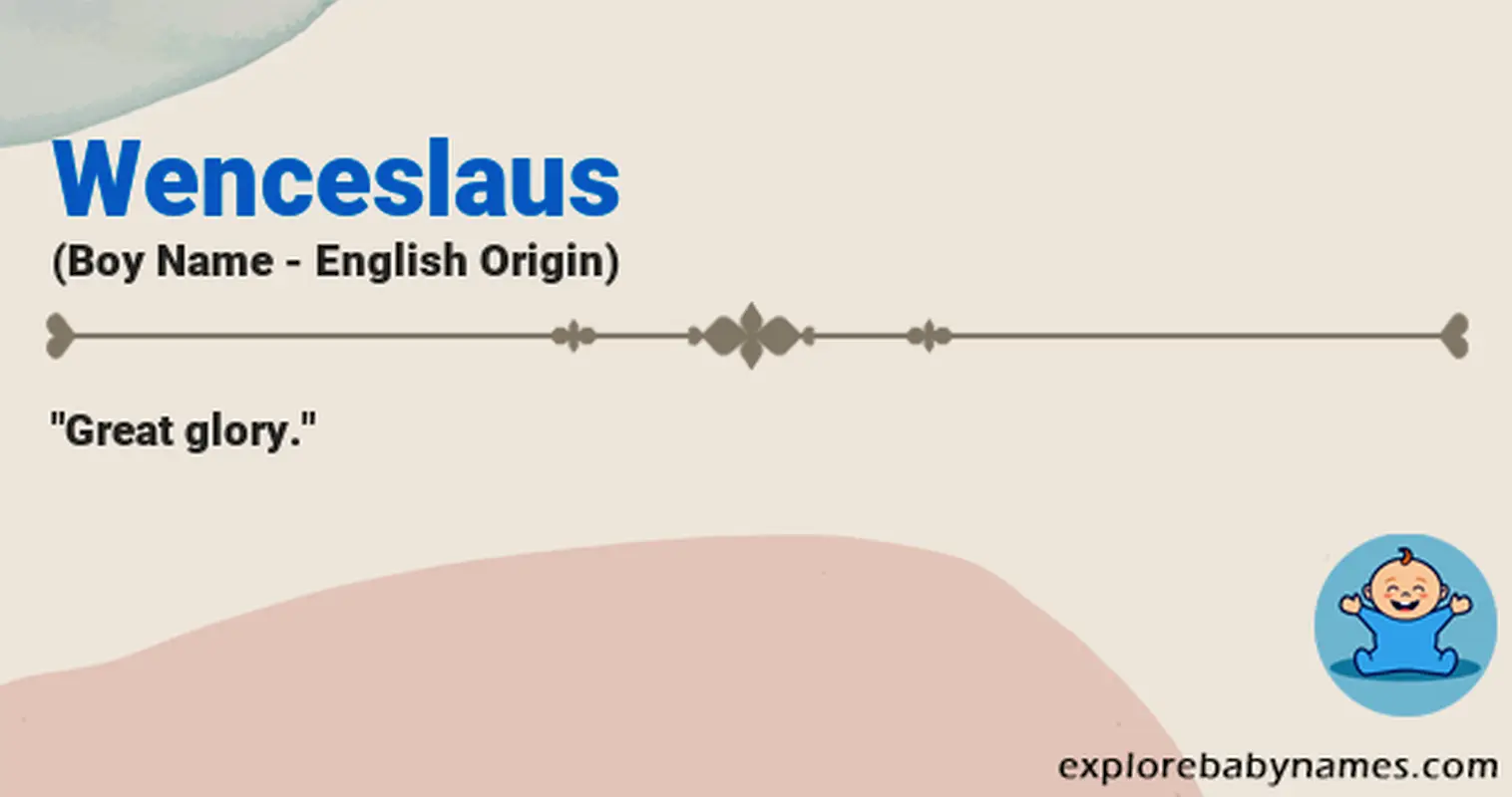 Meaning of Wenceslaus