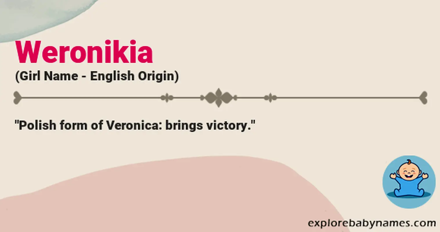 Meaning of Weronikia