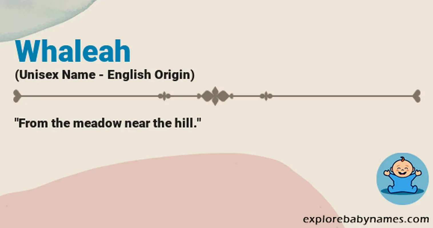 Meaning of Whaleah