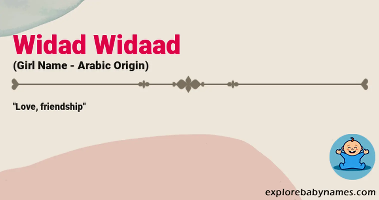 Meaning of Widad Widaad