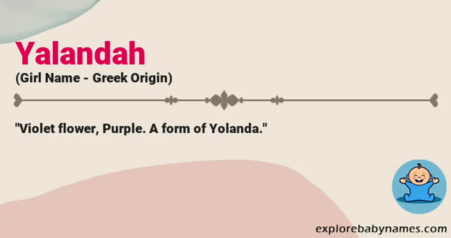 Meaning of Yalandah