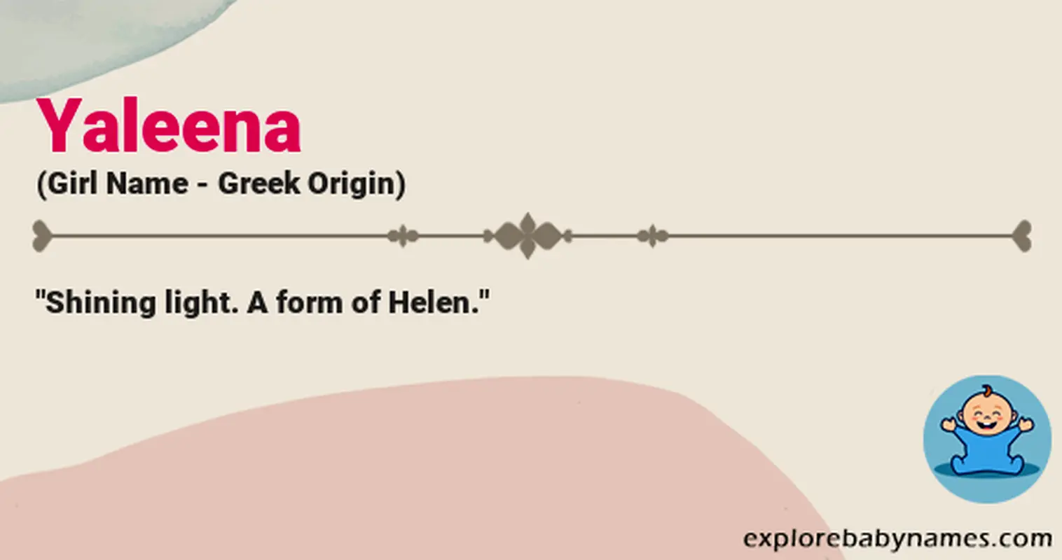 Meaning of Yaleena
