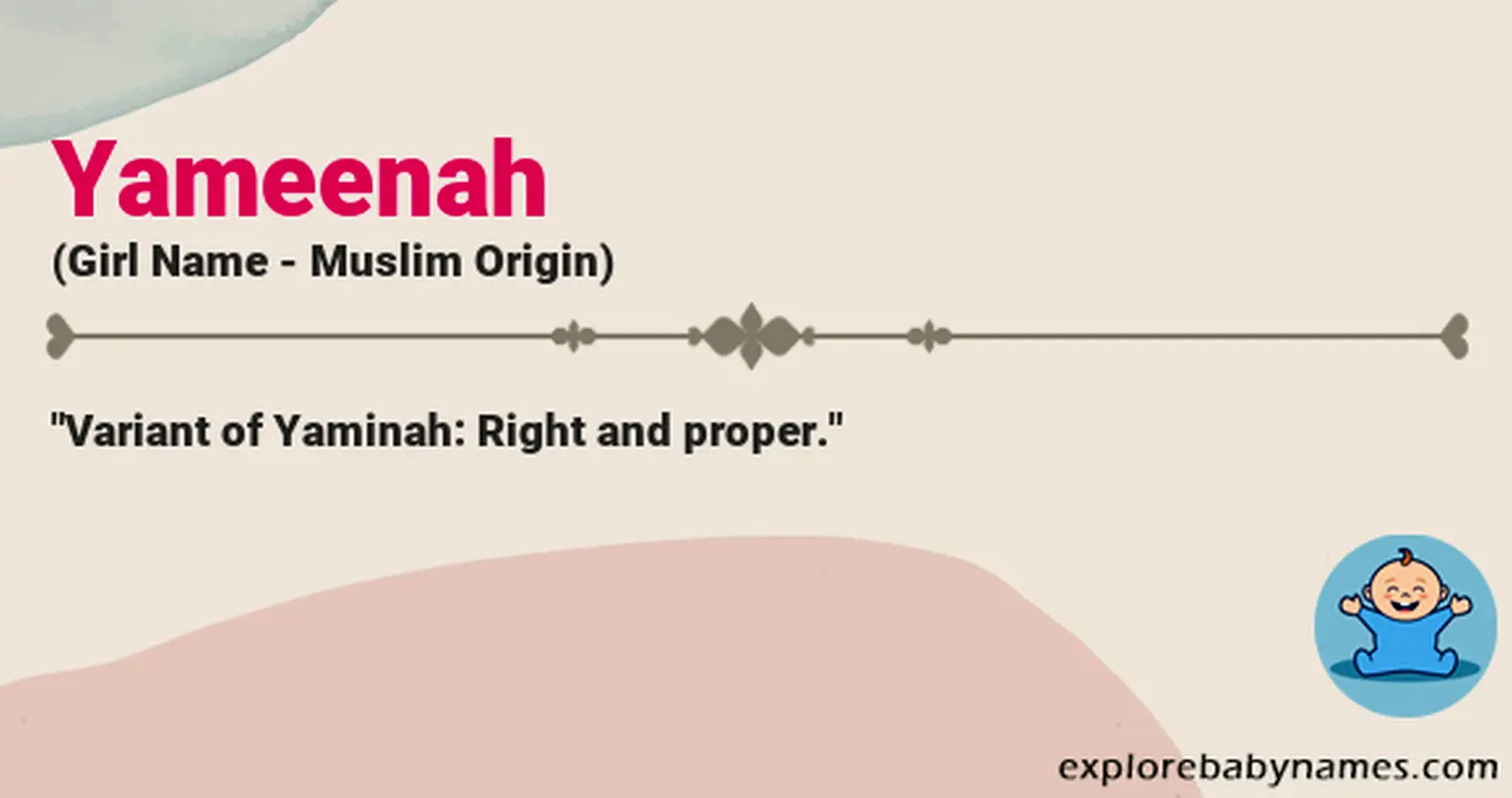 Meaning of Yameenah