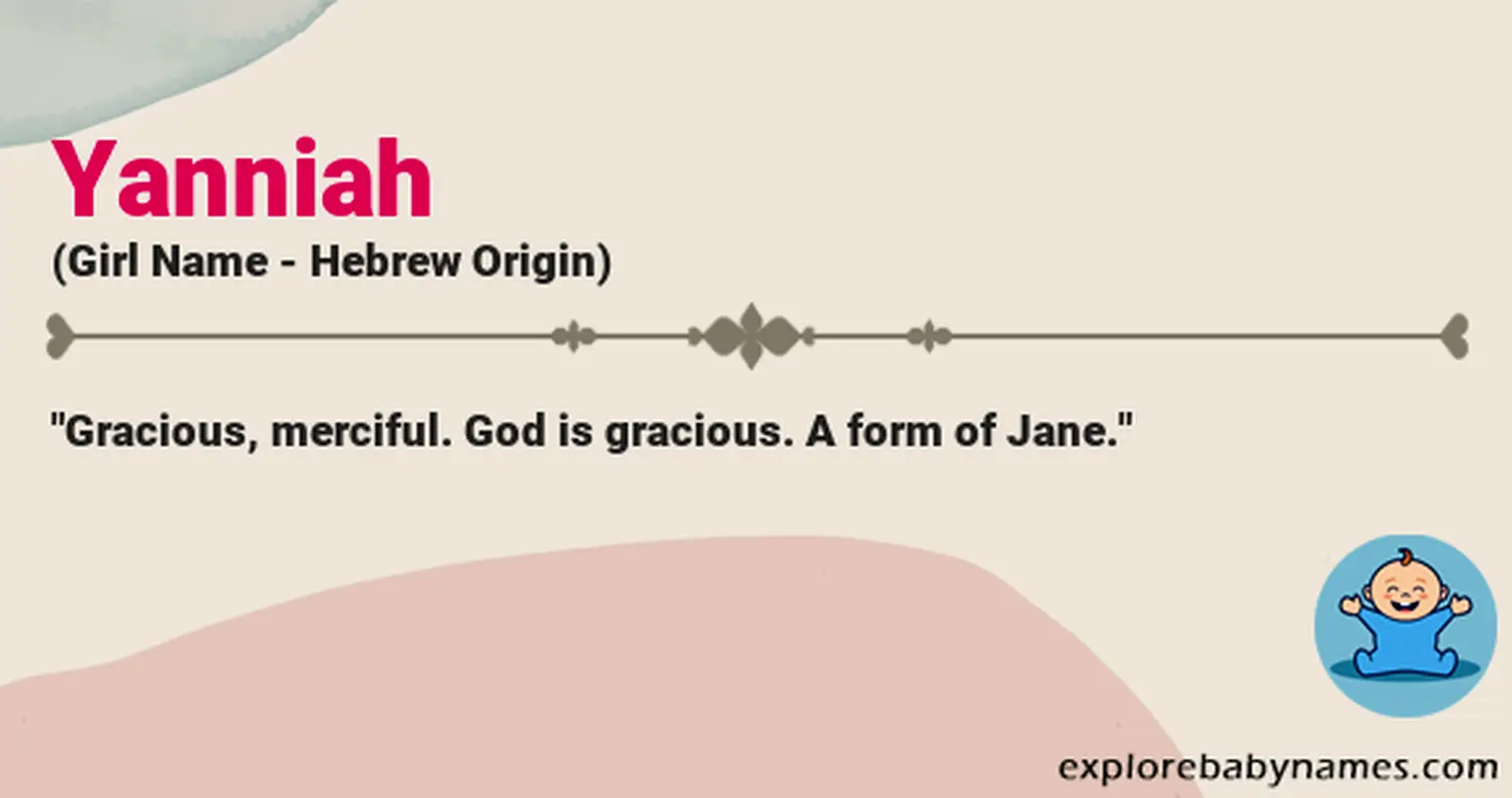 Meaning of Yanniah