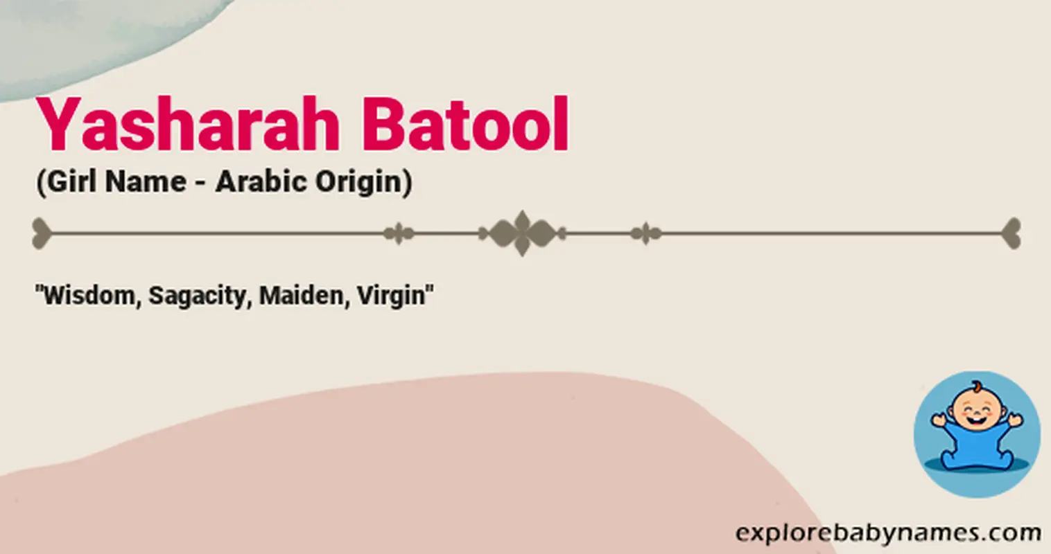 Meaning of Yasharah Batool