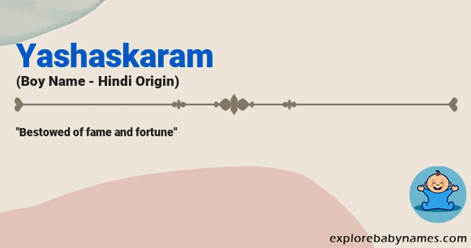 Meaning of Yashaskaram