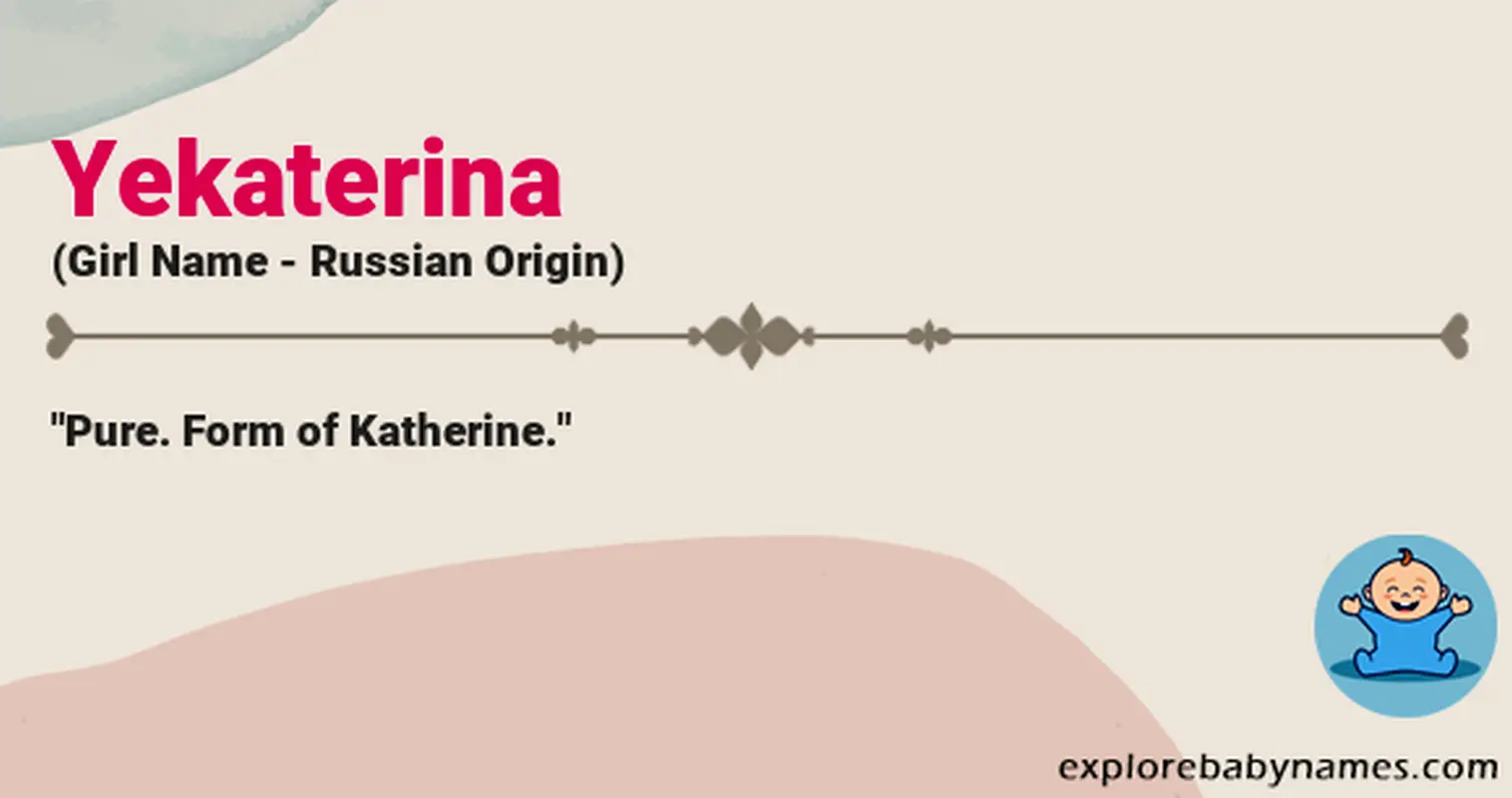 Meaning of Yekaterina
