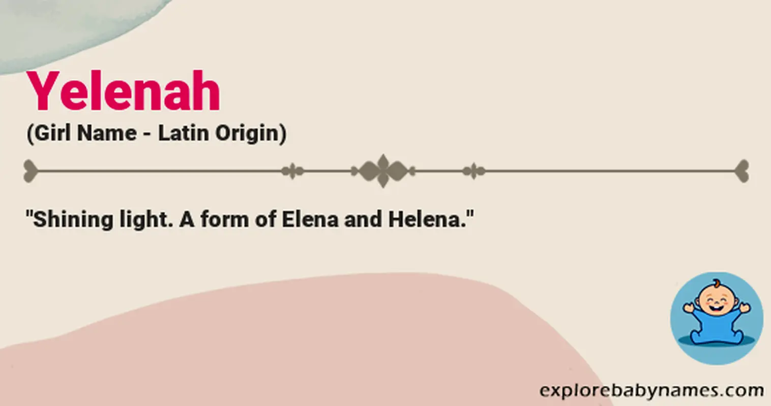 Meaning of Yelenah