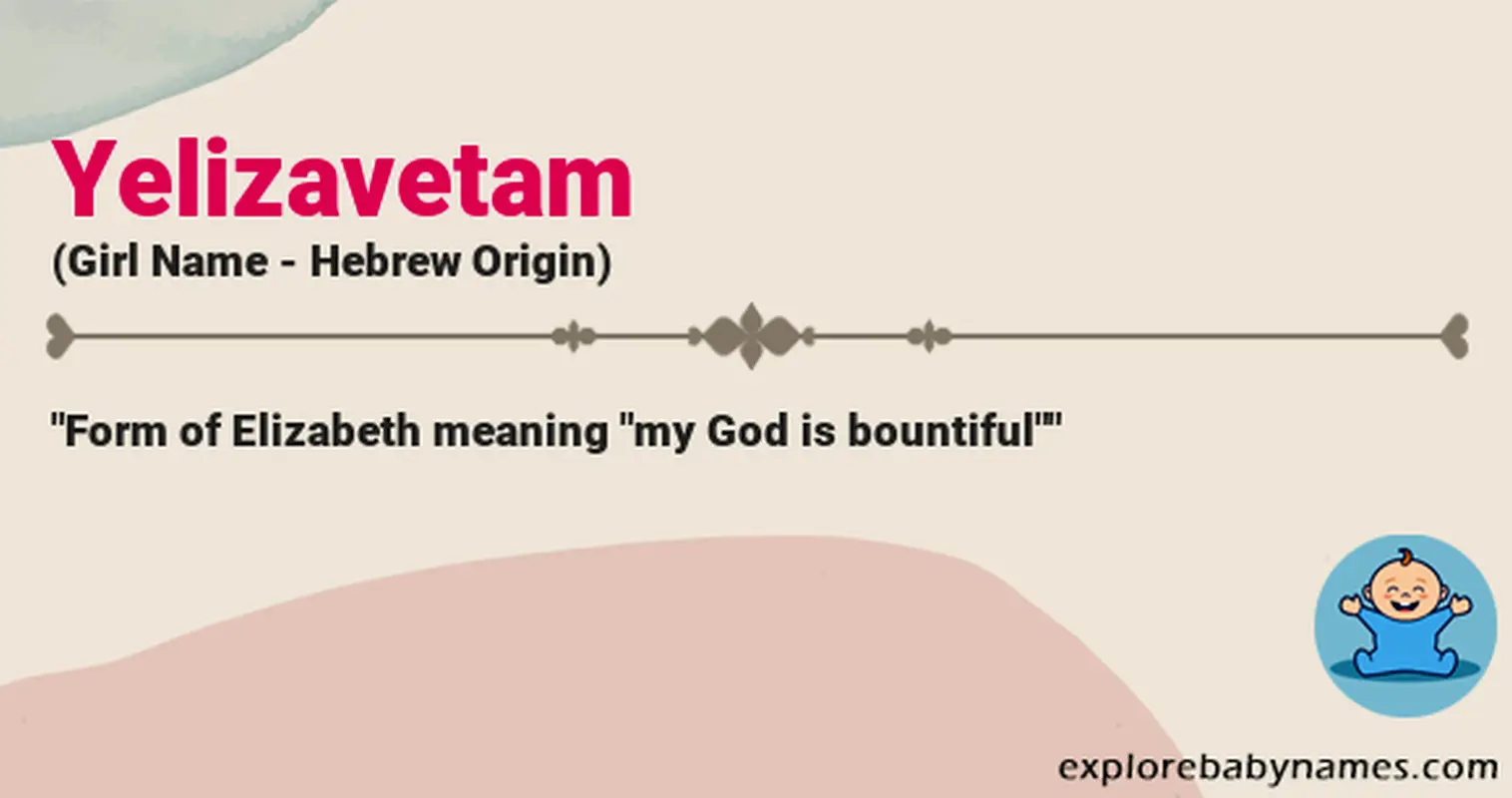 Meaning of Yelizavetam