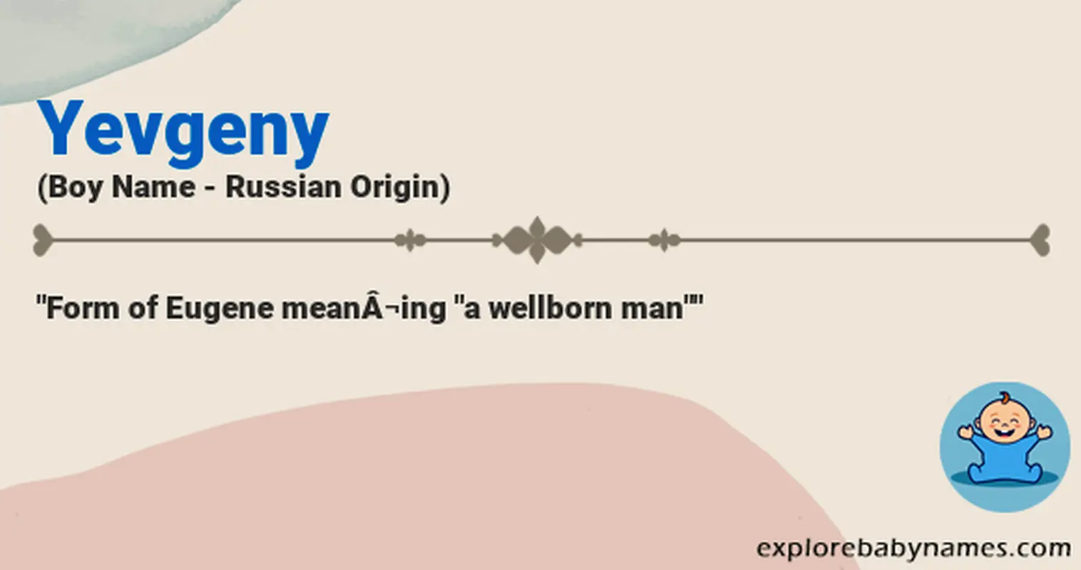 Meaning of Yevgeny