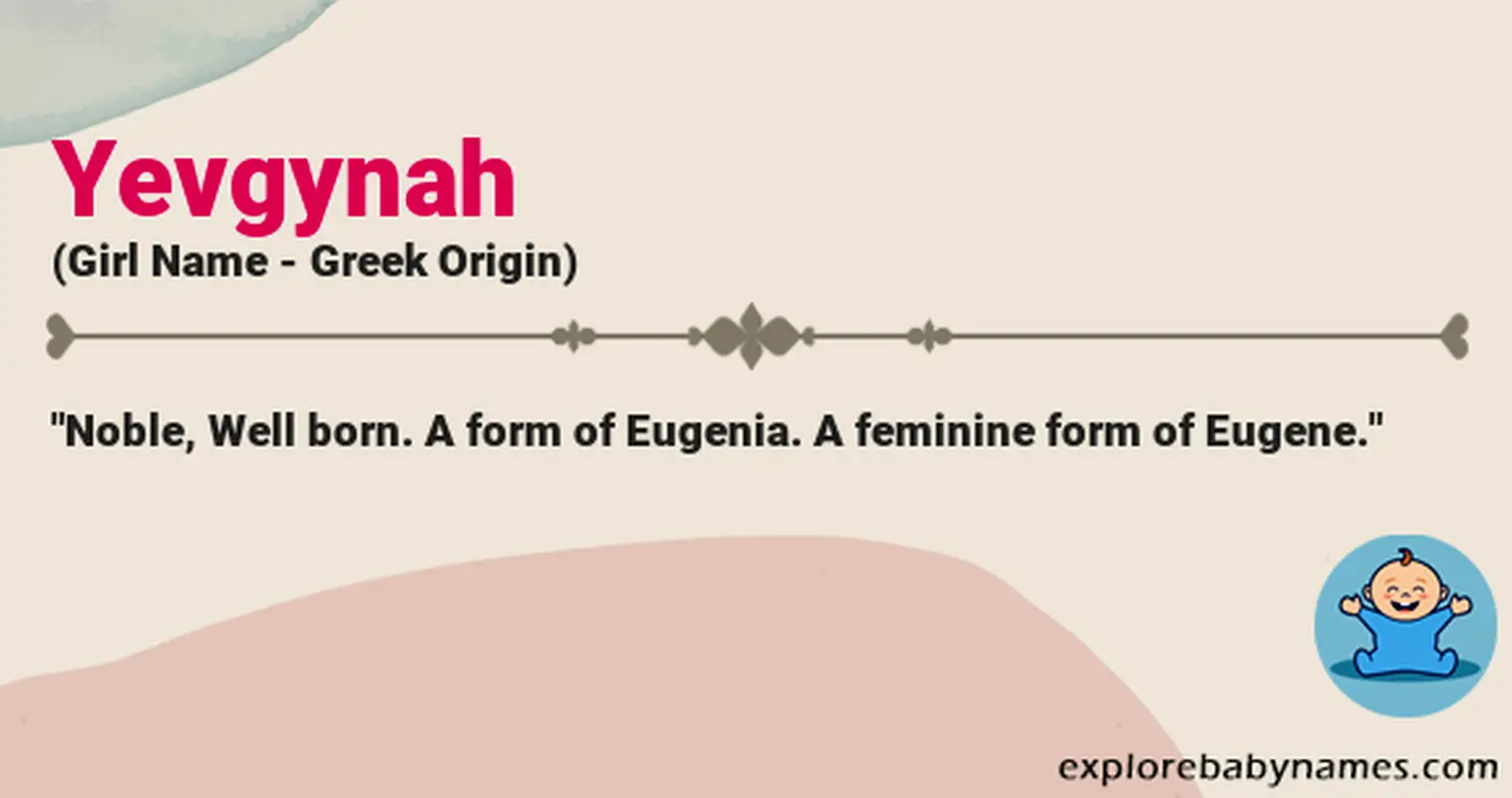 Meaning of Yevgynah