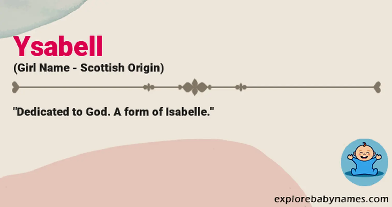 Meaning of Ysabell