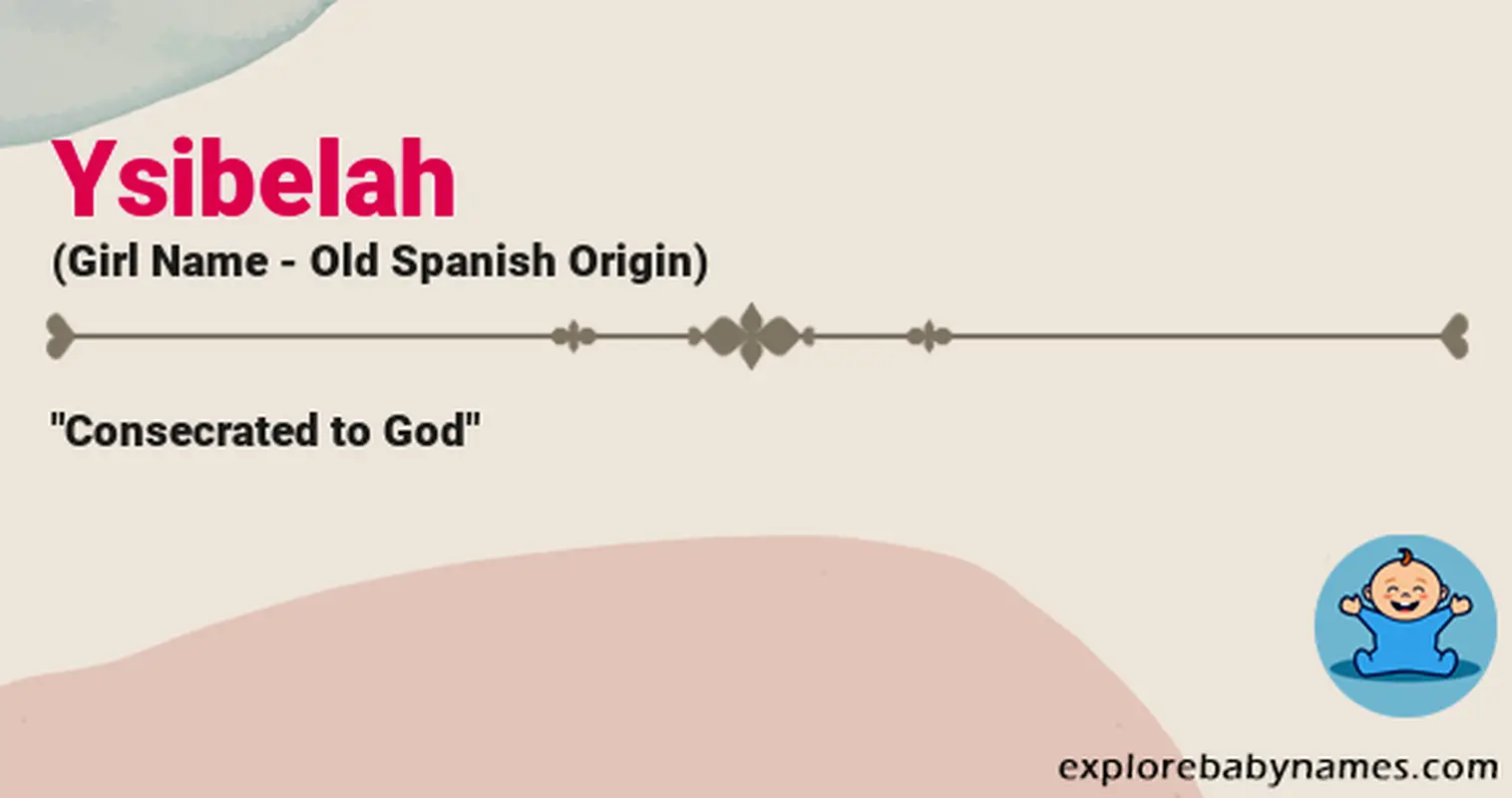 Meaning of Ysibelah