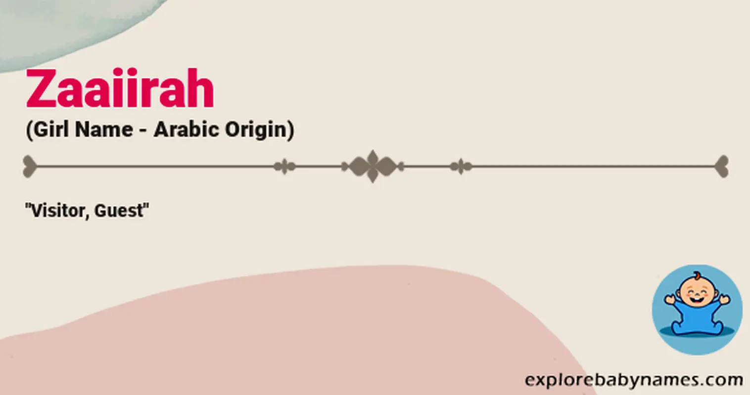 Meaning of Zaaiirah