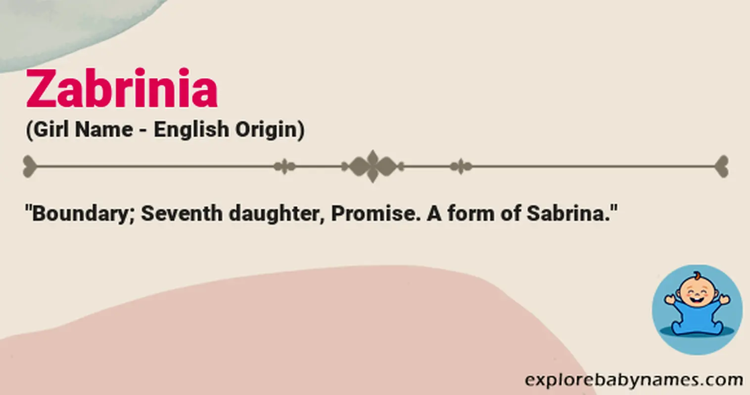 Meaning of Zabrinia