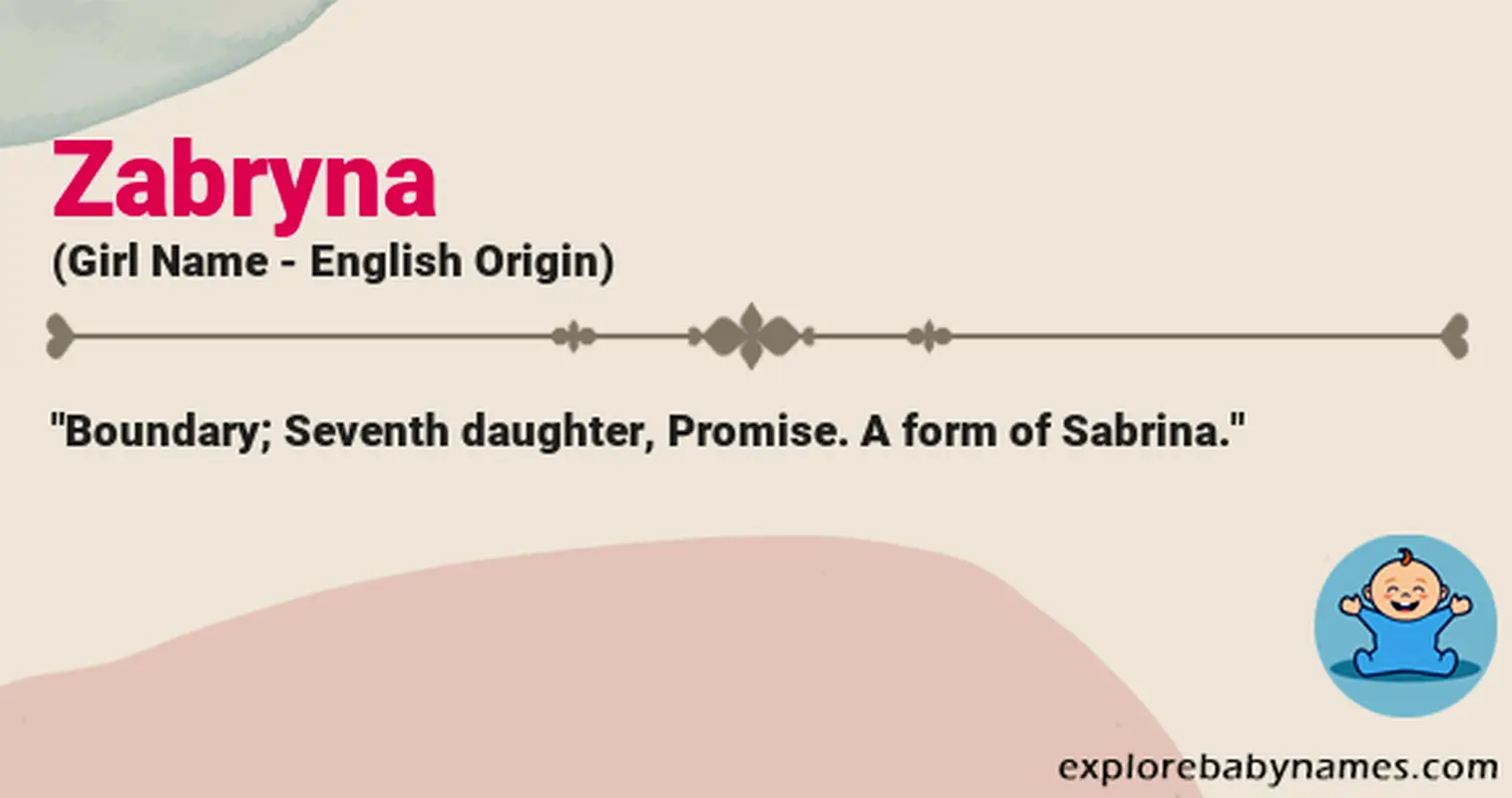 Meaning of Zabryna