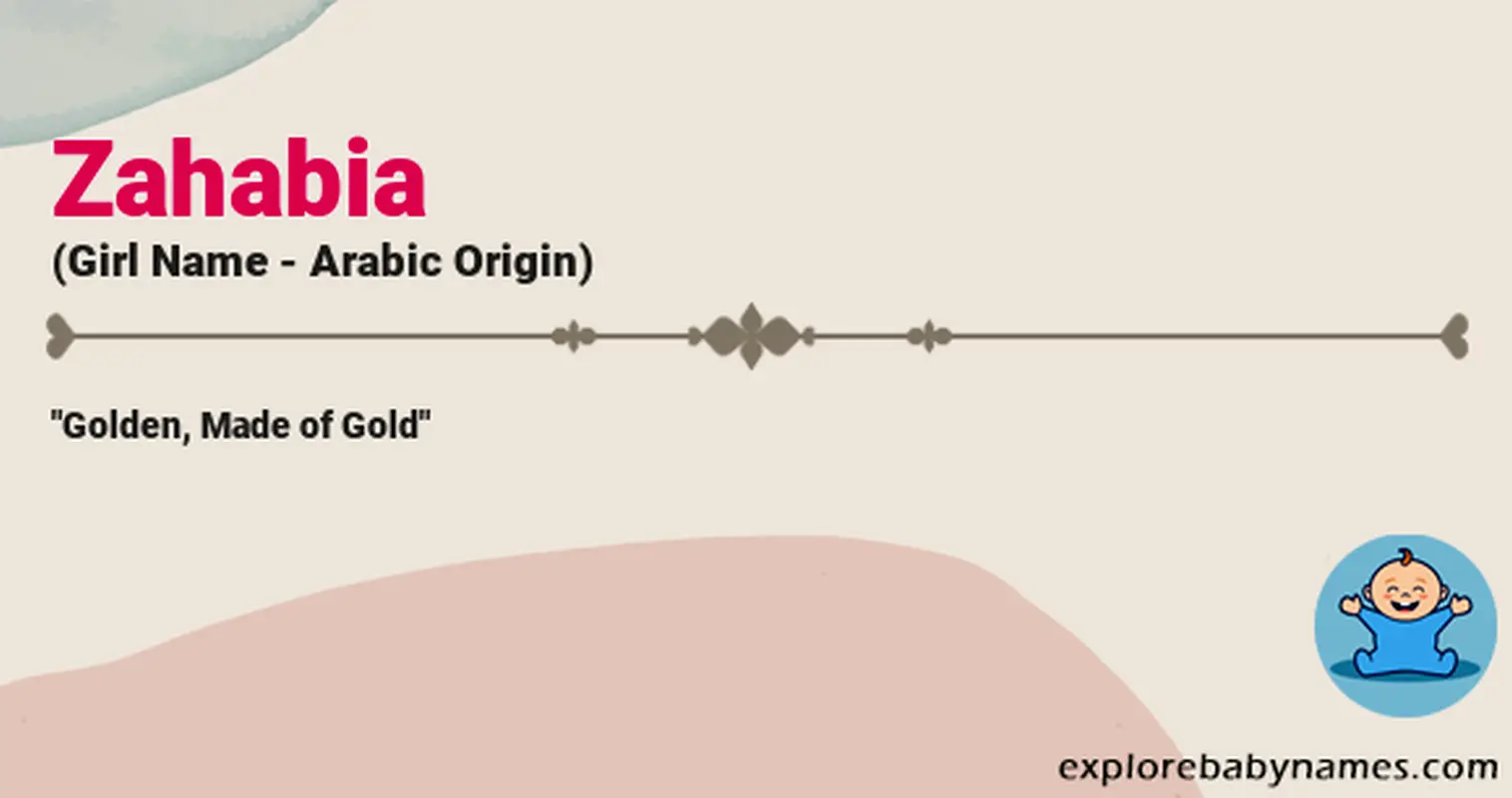 Meaning of Zahabia
