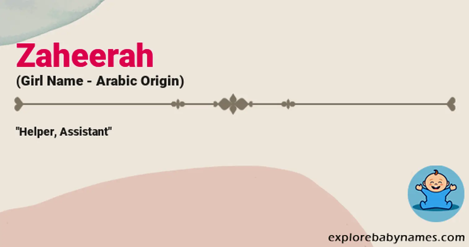 Meaning of Zaheerah