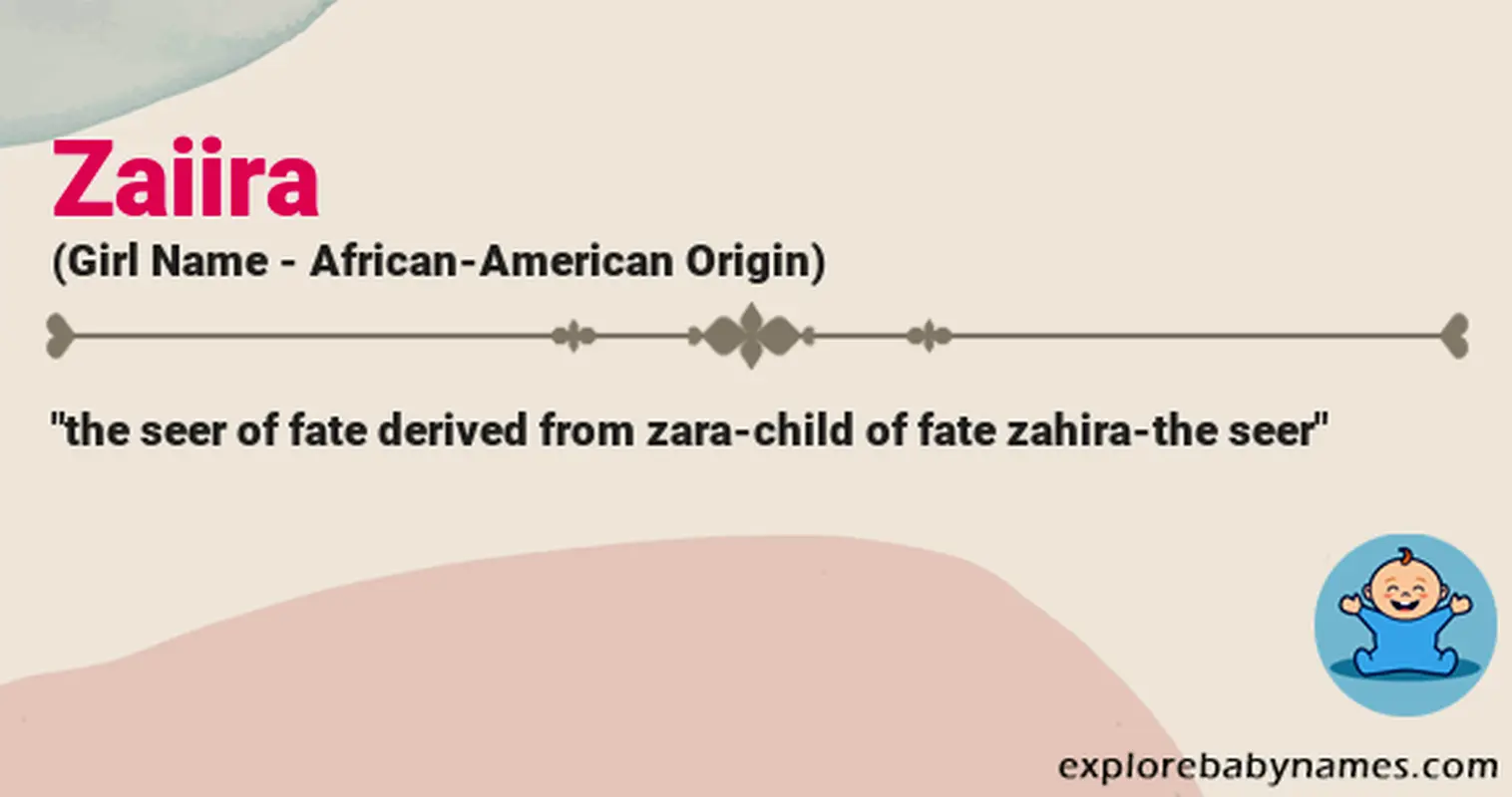 Meaning of Zaiira